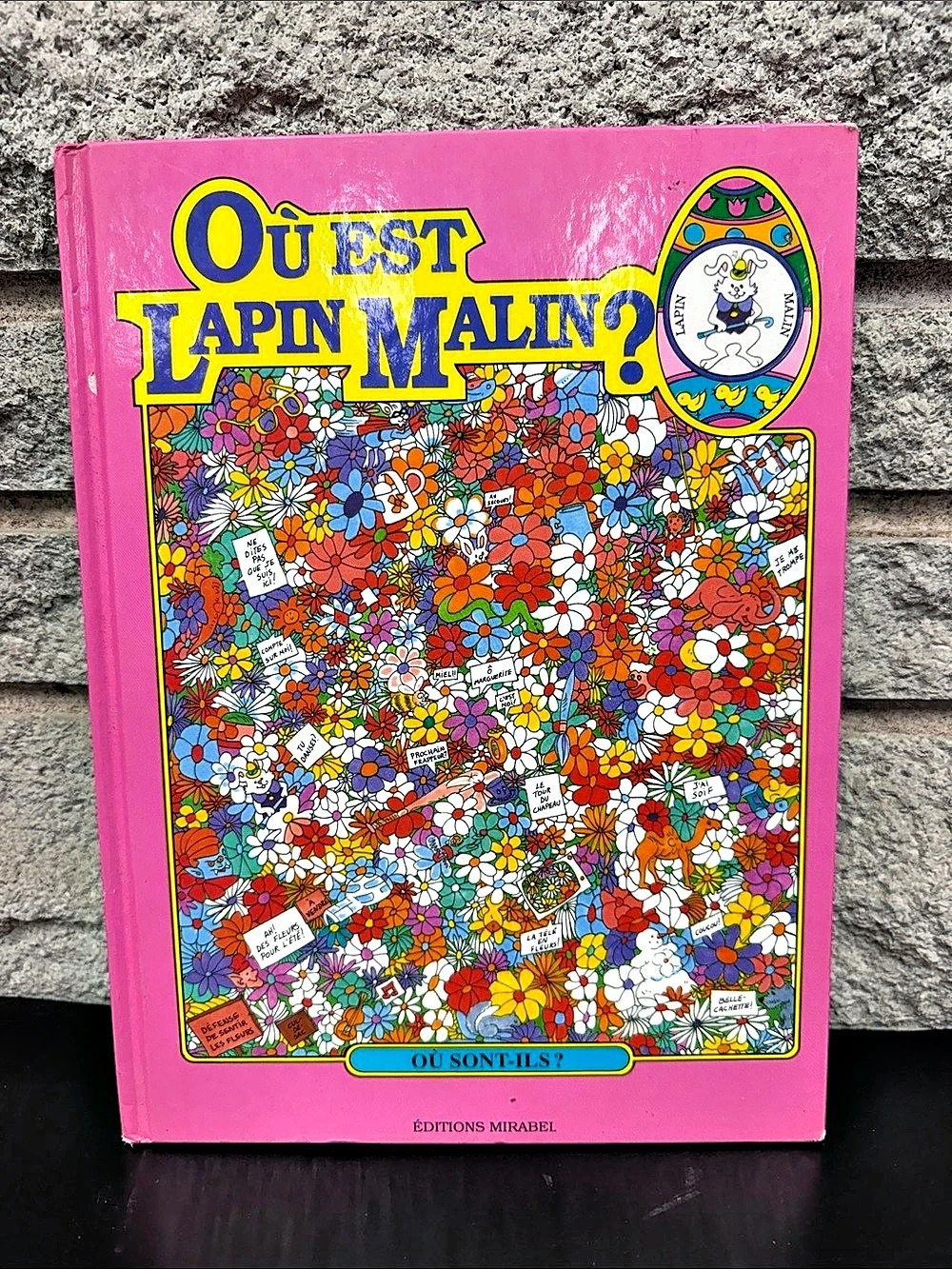 Éditions Mirabel Où Est Lapin Malin? Illustrated Activity Book Pink